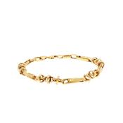 Vintage Trombone Bracelet in 14ct Yellow Gold image