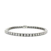 4ct Natural Brilliant Cut Diamond Line Bracelet image