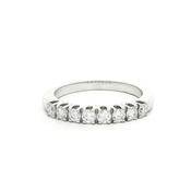 0.48ct Half Eternity Ring set in 18ct White Gold image