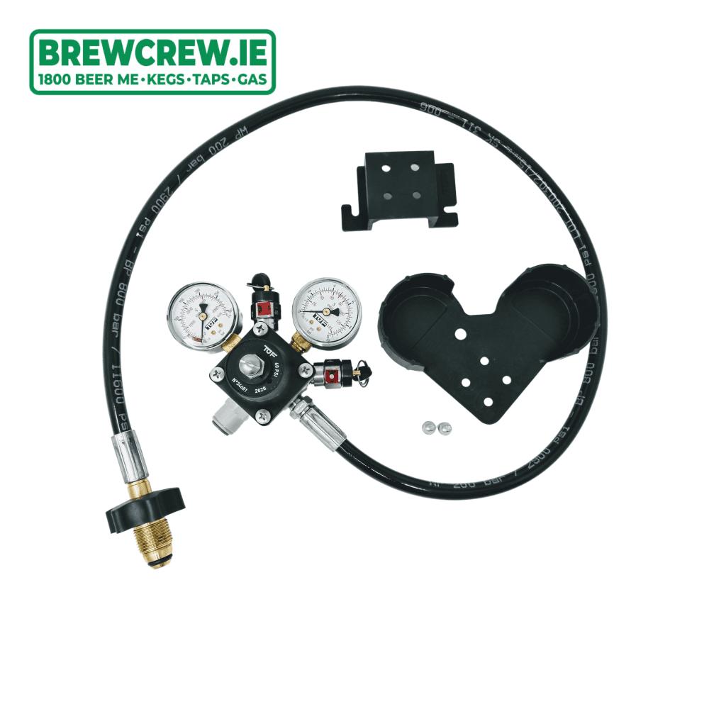 Mixed Gas Primary Regulator Wall Mounted Dual Gauge TOF in Dublin