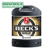 Beck's Gold - Lager - 4.9% ABV - 6L PerfectDraft Keg
