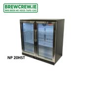 Double Door Bottle Cooler Stainless Steel - NP 20HST - 210l
