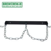 Gas Bottle Bracket + Chain - Double
