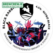 Kinnegar - Black Rabbit Nitro - Black Lager - 4.5% ABV, 30l Keg (53 Pints)