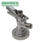 Krome G System UK Keg Coupler with SS Body &amp; SS 316 Probe