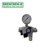 Mixed Gas / Co2 Secondary Regulator - Single Gauge - In-Line - RLBS Type 2