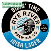 Rye River Brewing Co - Bidin' Time - Gluten-Free Lager - 4.5% ABV, 30l Keg (53 Pints)