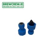 TecFit Plastics Fittings for Keg Couplers - Pair + NRV