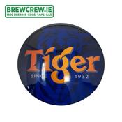 TIger Beer - Branded Fish Eye - Round Lens Badge - 1pcs
