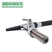 TOF - Viking Compensator - Beer/Stout Tap - Chrome - Built-in 5/16 John Guest Fitting Model