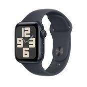 Apple, MXEJ3QA/A, Apple Watch SE 44mm Midnight Small/Medium, Black
