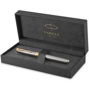 parker sonnet rollerball pen stainless steel with gold trim fine point black ink