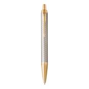 parker im premium warm grey gold trim ballpoint