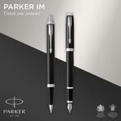 parker gift24 im black ct fountain pen &amp; ball point  in presentation case image
