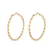 earrings 6cm creole diamond image