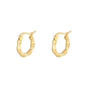 earrings hoops bamboo 1.5 cm image