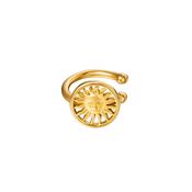 earcuff sunny face in circle image
