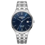 roamer slim-line classic swiss made ronda 715 3 hands - date stainless steel quartz wrist-watch - analog - battery