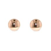 rose gold ball  6mm  stud earring image