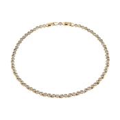 cachet rose gold tennis necklace