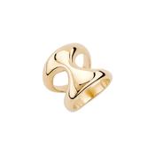 uno de 50 the one 15mm ring in brass clad with  gold