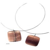 breil blast satin brown pendant on wire image
