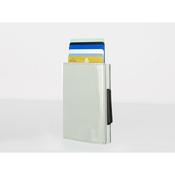 ogon cascade wallet light grey glossy leather 6 cards + cash image