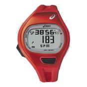 asics spm training red/black digital watch