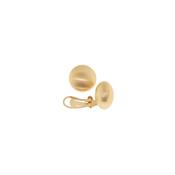 aquaforte i classici clip-on satin-finished earrings with a round pastille image
