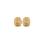 aquaforte i classici stud earrings with satin-finish oval element image