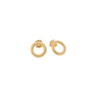 aquaforte cerchi vintage stud earrings with 20mm round element image