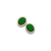 aquaforte oval stud earrings 10x14mm available in different colours image