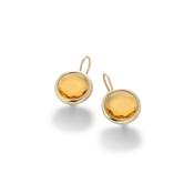 aquaforte le chicche lever earrings with champagne-coloured glass paste image