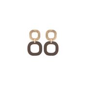 aquaforte vintage glamour dangling earrings with two elements image