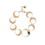 aquaforte lune bracelet with eight brushed and polished elements image