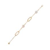 aquaforte perle chic bracelet with two baroque pearls image