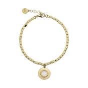 aquaforte nuova retro mother of pearl round inset bracelet image