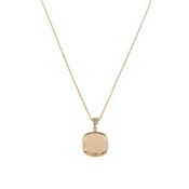 aquaforte caramelle reverse necklace with transparent cognac glass faceted venitian glass image