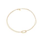 aquaforte ovali chic double-chain necklace with oval element image