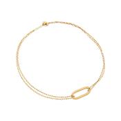 aquaforte ovali chic double-chain necklace with oval element image