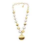 aquaforte le chicche necklace with soap-shaped elements and multicolor  faceted venitian glass image