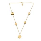 aquaforte le chicche neckl. with soap-shaped elements and champagne faceted venitian glass image