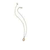 aquaforte ovali preziosi necklace with small pendant with zirconia pav� image