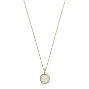 aquaforte mignon square mother of pearl pendant