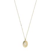 aquaforte nuova retro mother of pearl oval inset pendant