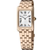 seiko ladies tank rose gold plate image