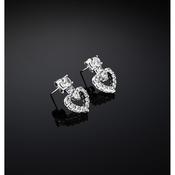 chiara ferragni crystal infinity love heart earrings