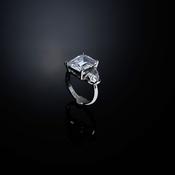 chiara ferragni crystal princess multi shape ring 14mm