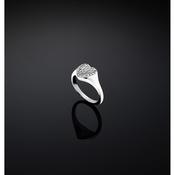 chiara ferragni silver heart ring arg925 with white cz m16