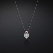 chiara ferragni silver heart pendant
